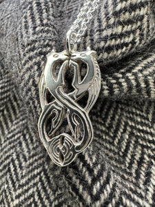 Pictish kelpie pendant in silver