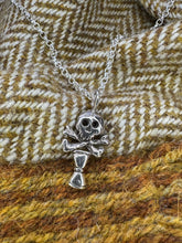 Load image into Gallery viewer, Memento Mori skull Pendant Based on Carvings on Scottish Tombstones at Peathill church Near Rosehearty