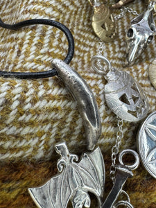 Tooth Pendant in Sterling Silver