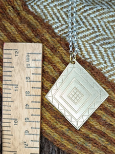 Bush Barrow Lozenge Pendant in Bronze, Sterling Silver, or Gold