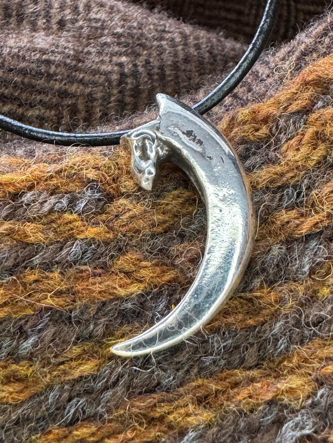 Silver Eagle talon pendant