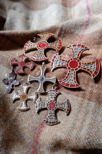 Silver and Bronze Crosses Based on Artefacts