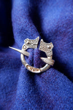 Load image into Gallery viewer, Pictish Dragon Brooch in Sterling Silver
