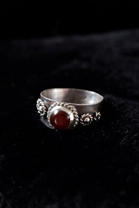 Intricate Sterling Silver Rings with Gemstones