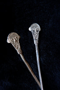 Pictish Golspie Pin - Sterling Silver or Bronze