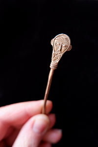 Pictish Golspie Pin - Sterling Silver or Bronze