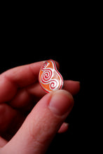 Load image into Gallery viewer, Pictish Brooch with a Swirly Pattern and Enamel - Sterling Silver