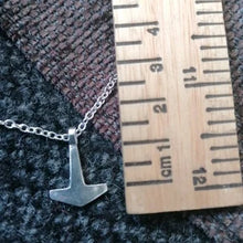 Load image into Gallery viewer, Tiny Sterling Silver Mjolnir