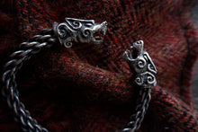 Load image into Gallery viewer, Scottish Lion Headed Braided Bracelet or torc