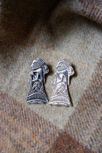 Tissø Viking Valkyrie Pendant in Silver or Gold Plated