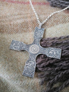 Galloway Hoard Pectoral Cross in Sterling Silver or Bronze - Miniature