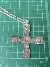 Load image into Gallery viewer, Galloway Hoard Pectoral Cross in Sterling Silver or Bronze - Miniature