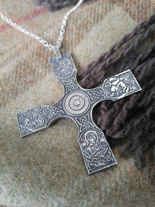 Galloway Hoard Pectoral Cross in Sterling Silver or Bronze - Miniature