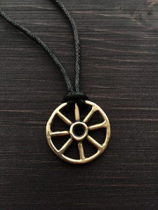 Wheel of Taranis Pendant in Sterling Silver or Bronze