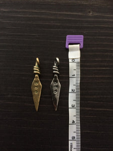 Odin's Spear/ gungnir Pendant in Sterling Silver, gold or bronze
