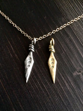 Load image into Gallery viewer, Odin&#39;s Spear/ gungnir Pendant in Sterling Silver, gold or bronze
