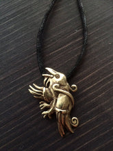 Load image into Gallery viewer, Sterling Silver Pictish or Celtic Carrion Crow / Raven