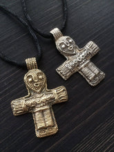 Load image into Gallery viewer, Birka style Viking Christian Crucifix in Gold or Silver