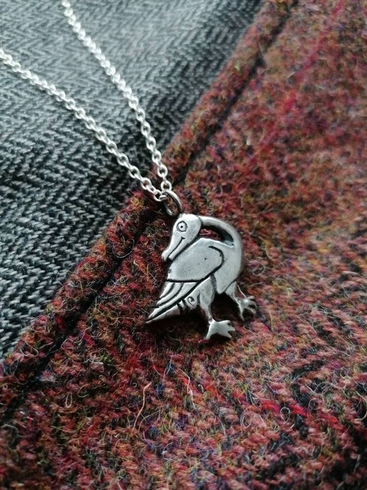 Pictish Goose in Sterling silver