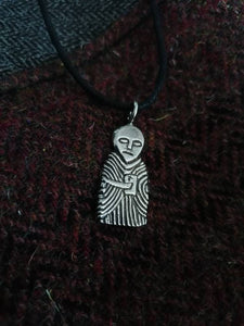Invergowrie monk pendant in silver.