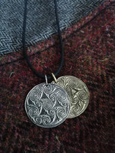 Load image into Gallery viewer, Celtic Hanging bowl pendant (6-7th century) in Silver