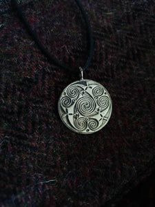 Celtic or Pictish pendant based on picture from the Book of Kells