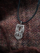 Load image into Gallery viewer, Pictish kelpie pendant in silver