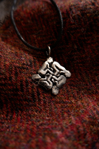 Sterling Silver or Bronze Pictish Pendant Based on a Symbol from Meigle