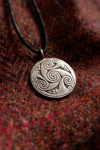 Pictish Brough of Birsay Pendant in Sterling Silver