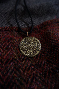 Celtic Pendant Based on a Symbol from the Book of Kells