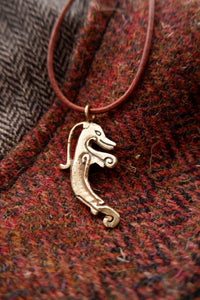 Pictish Beast Pendant in silver