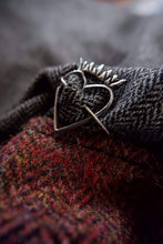 Load image into Gallery viewer, Handmade in Scotland Luckenbooth brooch in sterling silver