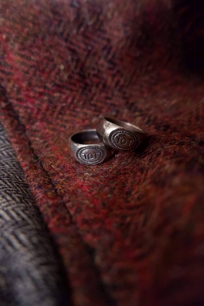 Romano Celtic TOT Ring in Sterling Silver - Size S – Caledonian Forge
