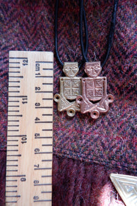 Oseberg Buddah Pendant in Sterling Silver or Bronze