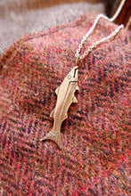 Load image into Gallery viewer, Pictish Salmon Pendant in Sterling Silver