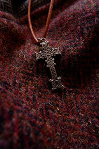 Sterling Silver Cross Pendant Based on the Skinnet Stone Carving in Caithness