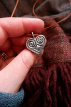 Load image into Gallery viewer, Pictish Heart Pendant in Sterling Silver