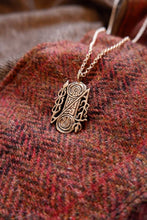 Load image into Gallery viewer, Pictish double disc and z-rod pendant in sterling silver