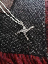 Load image into Gallery viewer, St Brigid&#39;s Cross Pendant in Sterling Silver