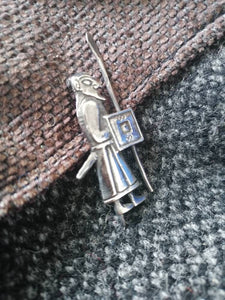 Pictish warrior pendant in Sterling silver