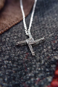 St Brigid's Cross Pendant in Sterling Silver